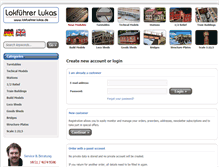 Tablet Screenshot of lokfuehrer-lukas.de